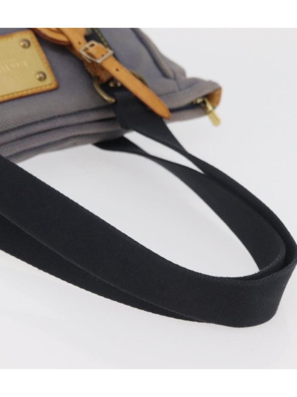 LOUIS VUITTON Antigua Cabas MM Tote Bag Blue M40087 - Picture 5 of 16